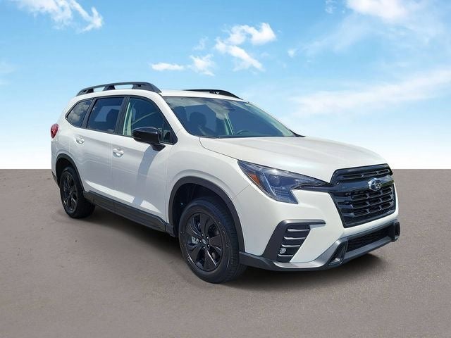 2026 Subaru ASCENT Premium 7-Passenger in Crystal White Pearl — front three-quarter view