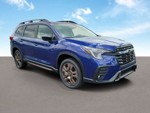 2026 Subaru ASCENT Limited Bronze Edition 7-Passenger in Sapphire Blue Pearl — front three-quarter view