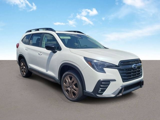 2026 Subaru ASCENT Limited Bronze Edition 7-Passenger in Crystal White Pearl — front three-quarter view